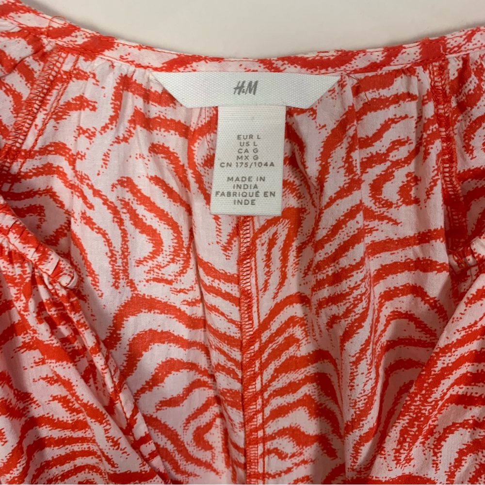 H&M Balloon Sleeve Lightweight Cotton Dress - Picture 6 of 15
